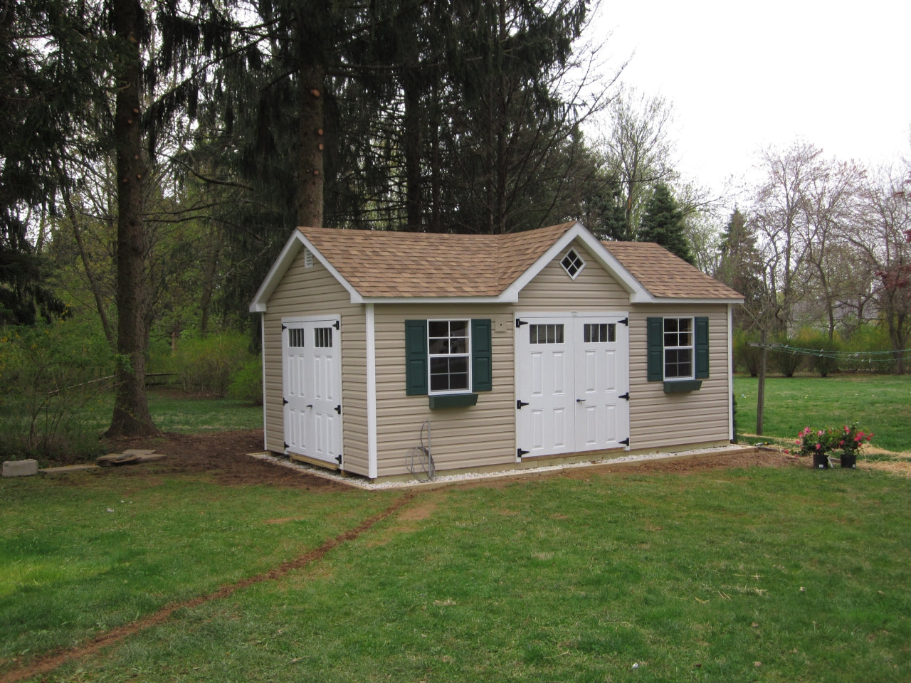 Colonial A-frame Shed Series