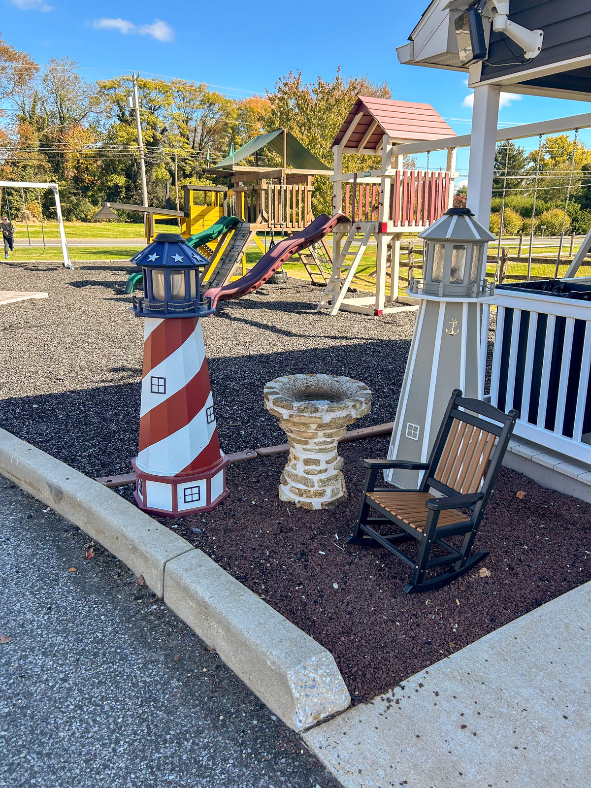 Outdoor Lighthouses, Wishing Wells, Windmills