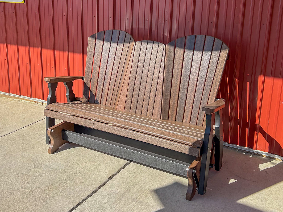 Fanback Console Glider - Poly Lumber