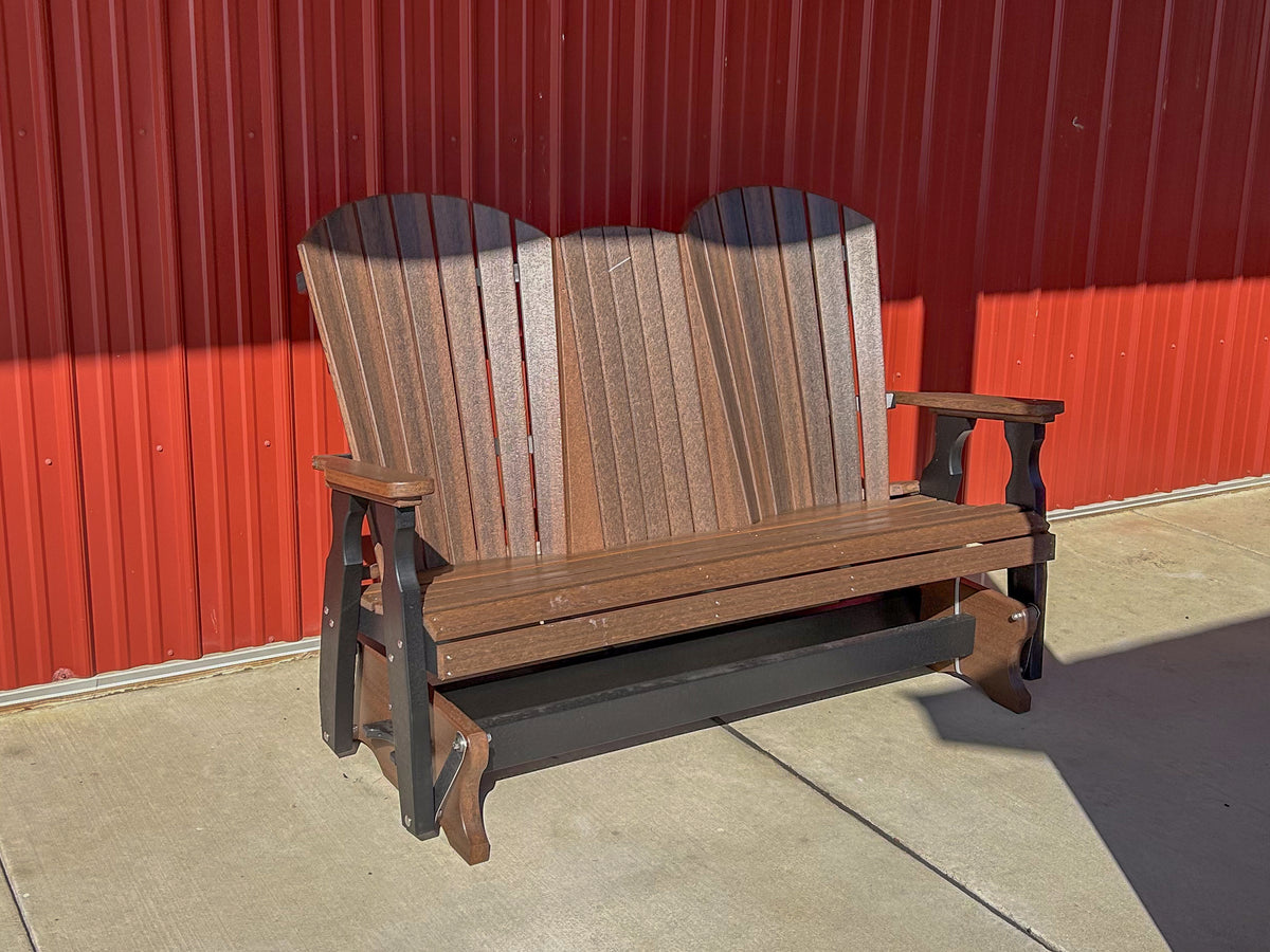 Fanback Console Glider - Poly Lumber