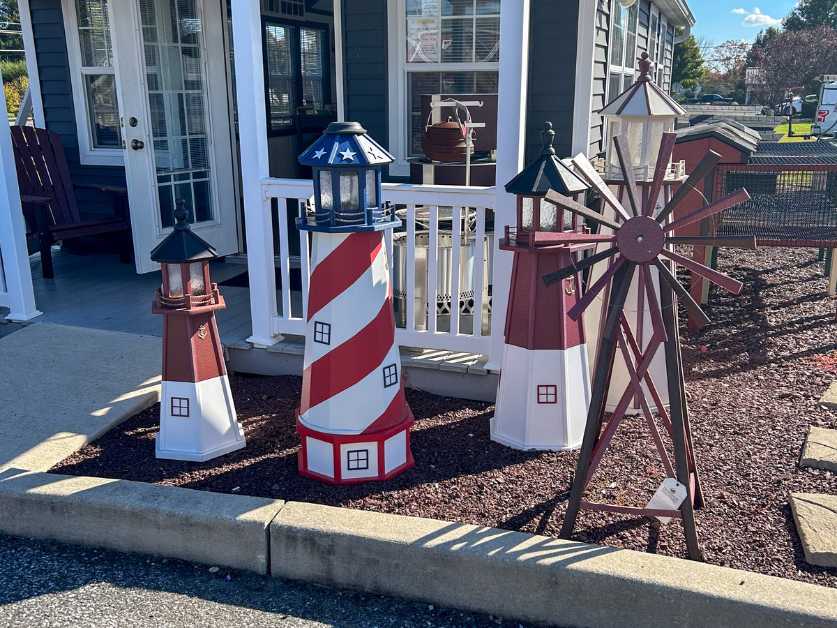 Outdoor Lighthouses, Wishing Wells, Windmills