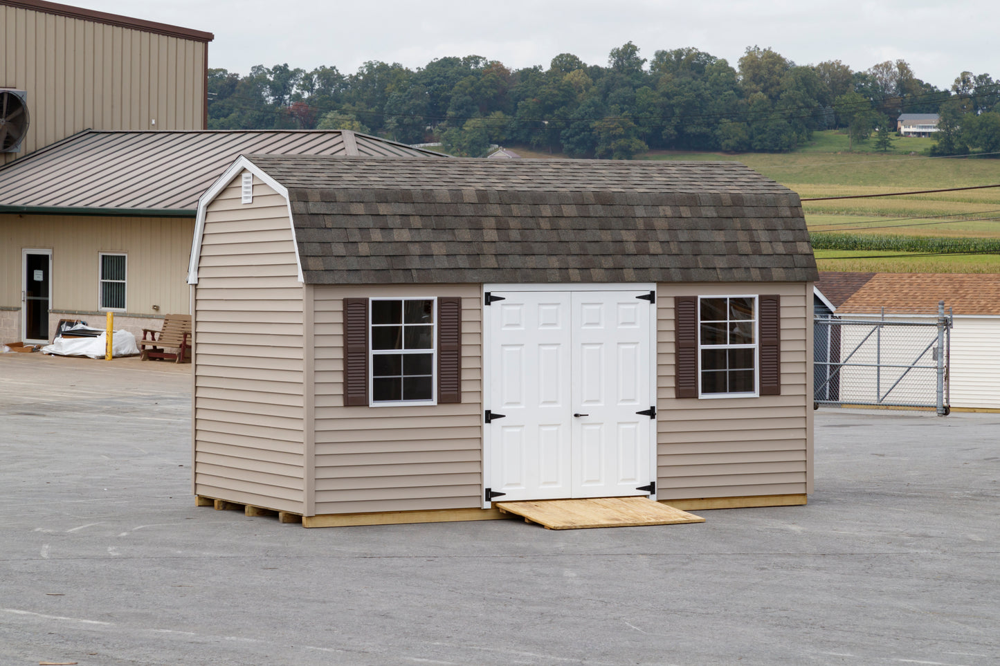 10x16 Vinyl Dutch Barn - Stock Test